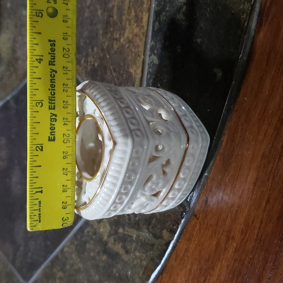 HOST PICK. Vintage. 2002 PartyLite Thanks from the Heart 2pc Tealight Holder - Picture 3 of 8